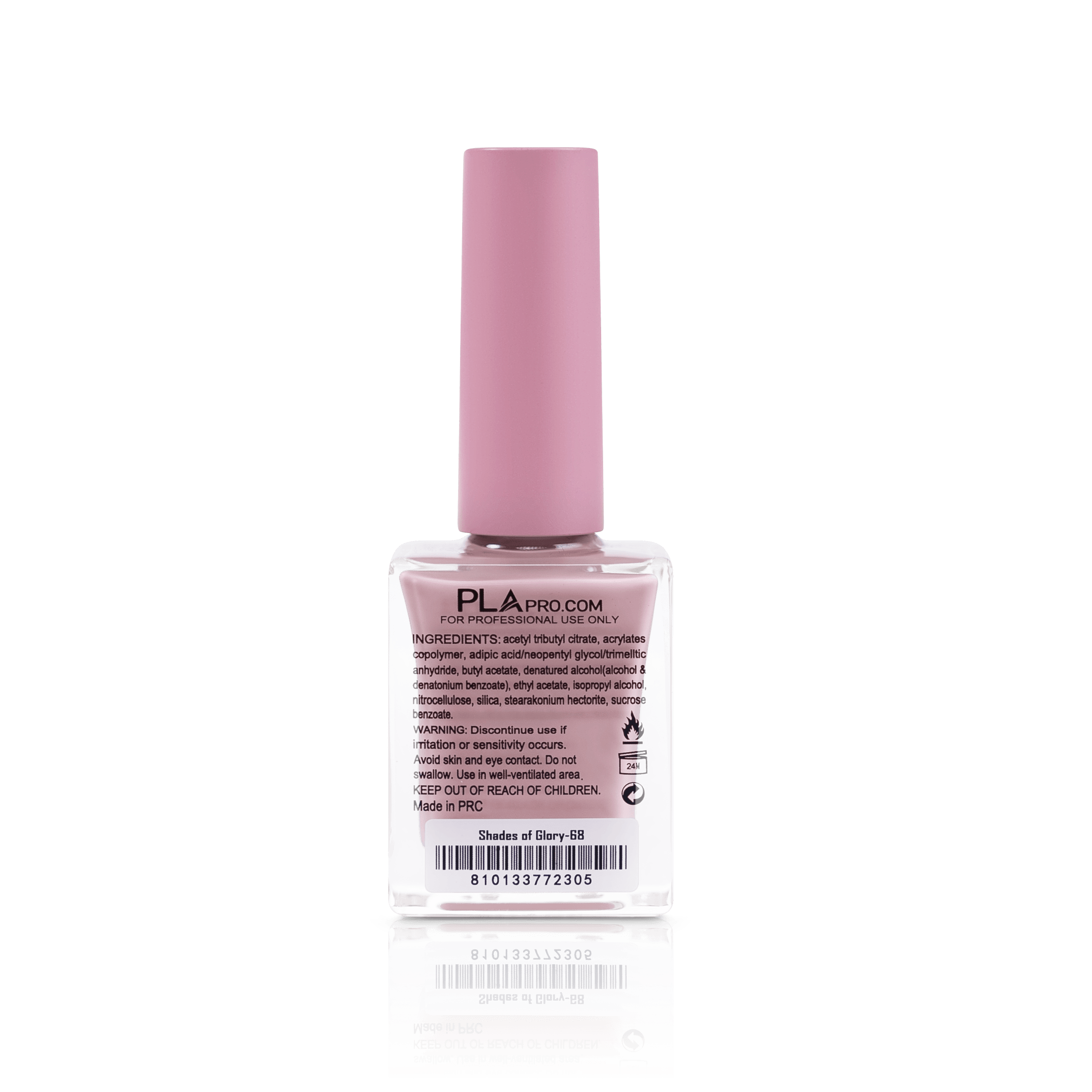 PLA Pink Nail Polish | Shades of Glory - 68 – Paris Lash Academy