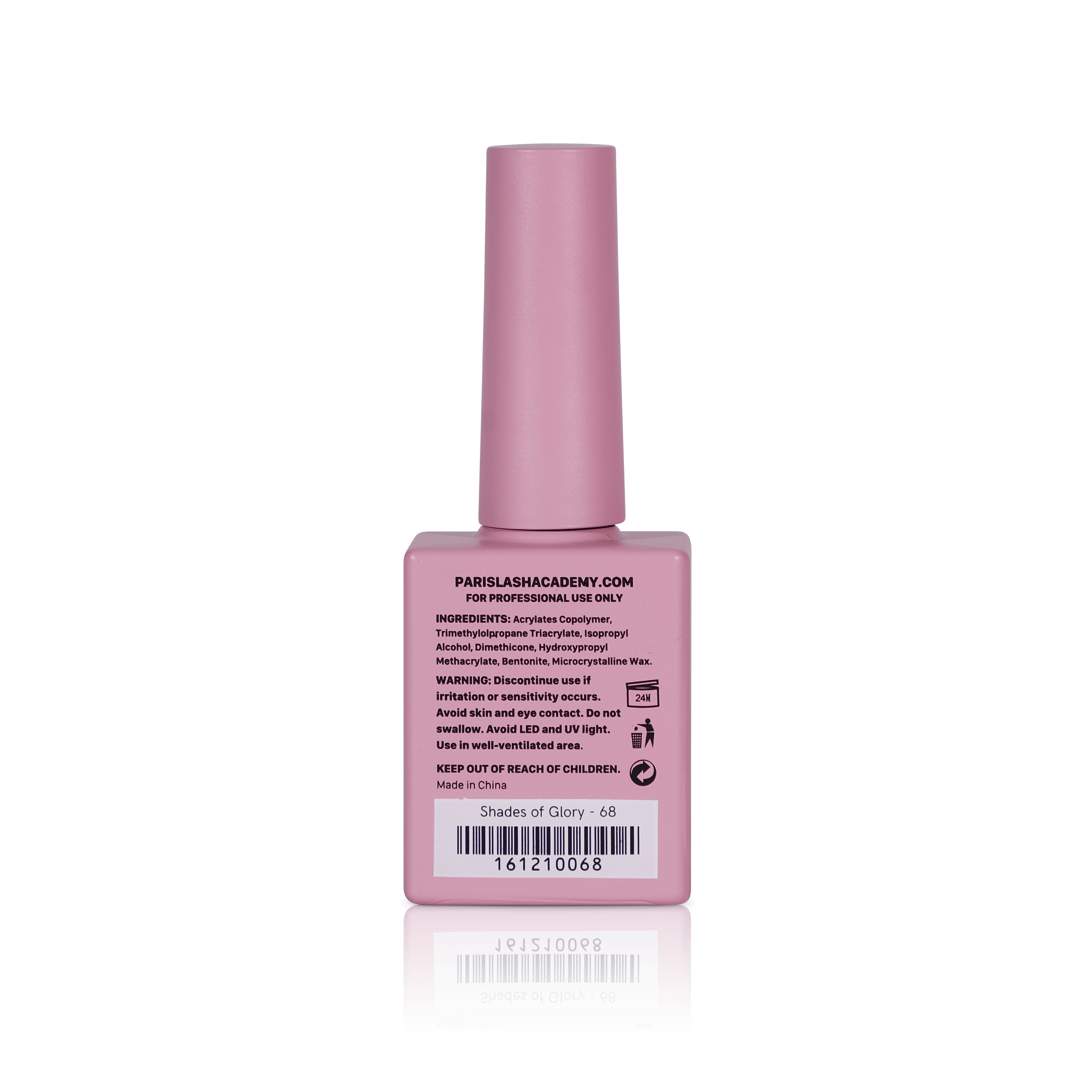 PLA Pink Nail Polish | Shades of Glory - 68 – Paris Lash Academy