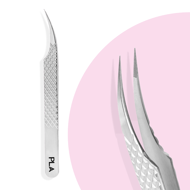 Fiber Tip Lash Tweezers Pla Paris Lash Academy 4641